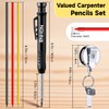 Enhon 43 Pcs Carpenter Pencils Set, Construction Pencils with Sharpener