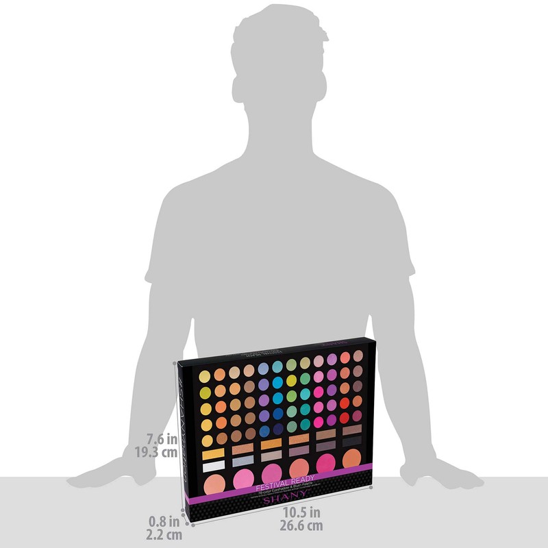 SHANY Festival Ready Palette - Highly Pigmented Blendable Eye shadows,