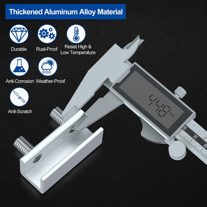 RELIANCER 8 Sets Sliding Window Locks,Aluminum Security Door Window Stoppers,Adjustable