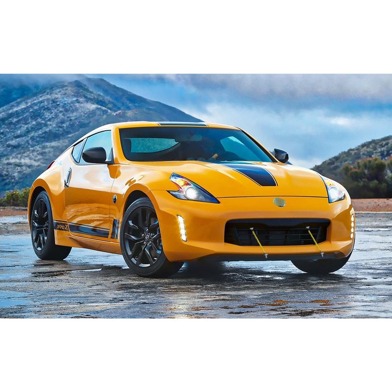 Xotic Tech 2pc Adjustable 6"-9" Front Bumper Lip Splitter Diffuser