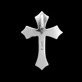 Mainland Silver Cross Pendant, 925 Sterling Silver Pendant, Christian Pendant, Jesus Pendant,...