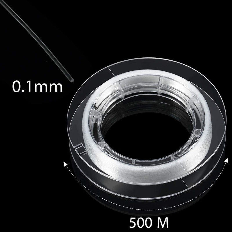 Blulu 500 Meter Clear Nylon Invisible Thread for Christmas Hanging