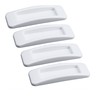 Septe 4PCS Adhesive Cabinet Handles (White)
