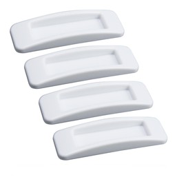 Septe 4PCS Adhesive Cabinet Handles (White)