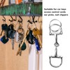 Pssopp D Shape Bridle Keychain, Highly Polished Bit Keychain, Durable