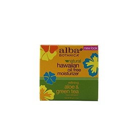 Alba Botanica Hawaiian Oil-Free Moisturizer, Refining Aloe & Green Tea 3 oz5