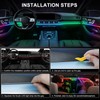 Acrylic Interior Car LED Strip Light with Wireless APP, RGB