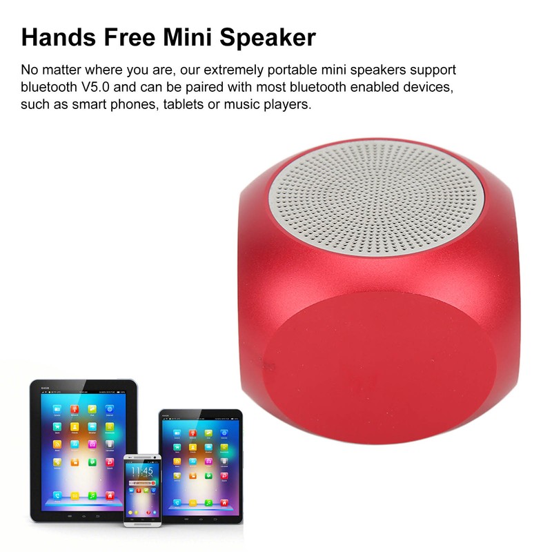 Mini Speaker Stereo Sound Wireless Small Bluetooth Speakers with Hands