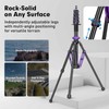 FreeSea Aluminum Photography Light Stand, 20" Foldable Flip Locks Tripod