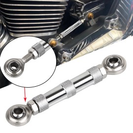 Unbranded CNC Aluminum Adjustable Mid Control Shift Linkage For Harley Dyna Fat Bob 08-17