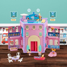 BANDAI - Millie & Friends Mouse in The House - Playset Gran Hotel Stilton Hamper - CO07396