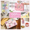 120 Pcs Self-Adhesive Chenille Letter Patches for Backpacks