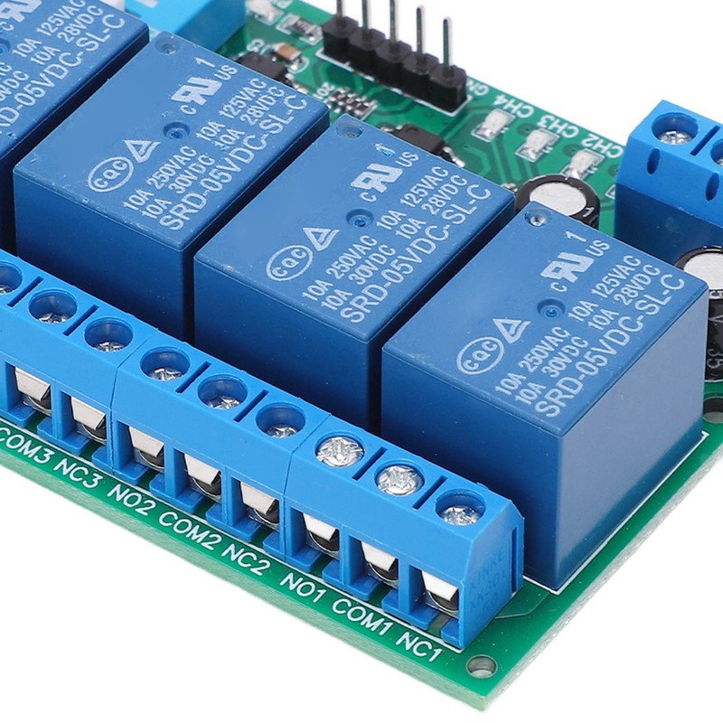 Relay Module DIP 4 Channel Control Board Switch Controller DC
