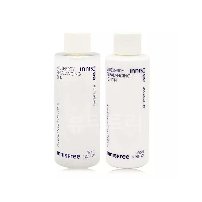 Innisfree 이니스프리 블루베리 리밸런싱 스킨150ml + 로션130ml Innisfree Blueberry Rebalancing