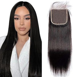 BW 1B ST Human Hair Closure 22 Inch