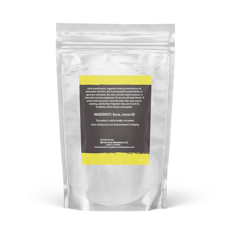 BIRCH & MEADOW Borax with Lemon Essential Oil, 1.5 lb,