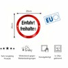 Sosenco Einfahrt freihalten Schild – Kreis 20 cm – Keramik