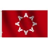 Oglala Sioux Tribe Flag 3x5 Ft Large, Double Sided Printed