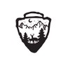 Custom Arrowhead Wilderness Vinyl Decal - Hiking Bumper Sticker, for