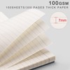 EMSHOI A4 Spiral Notebook College Ruled Lined Journal, 11.2" X