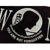Silver Engraved POW MIA Car Tag Diamond Etched Vanity Front