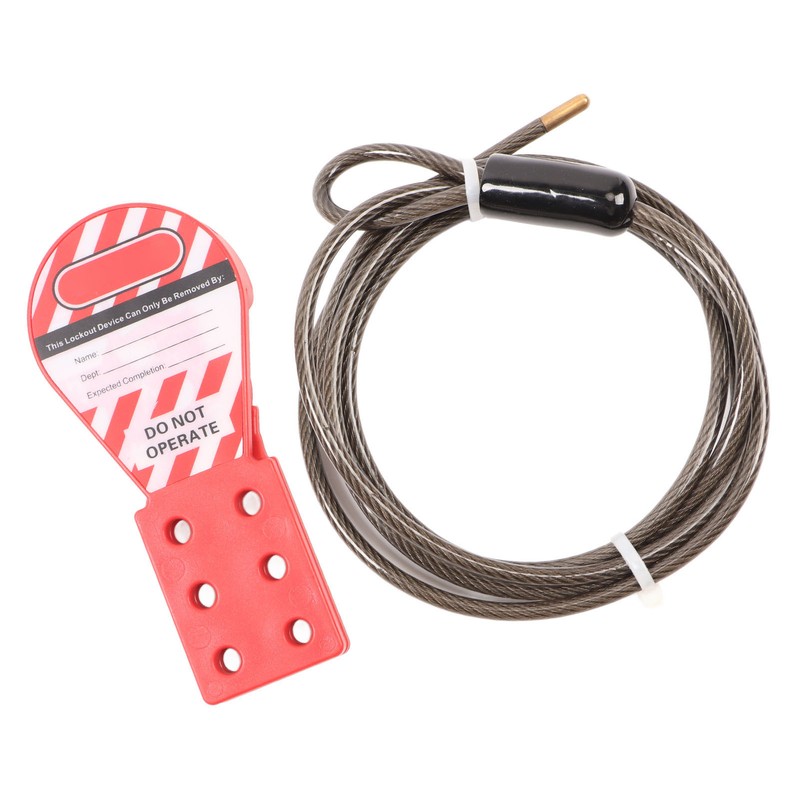 Tagout Cable Lock Rugged Reliable Rustproof 6 Hole Stainless Steel