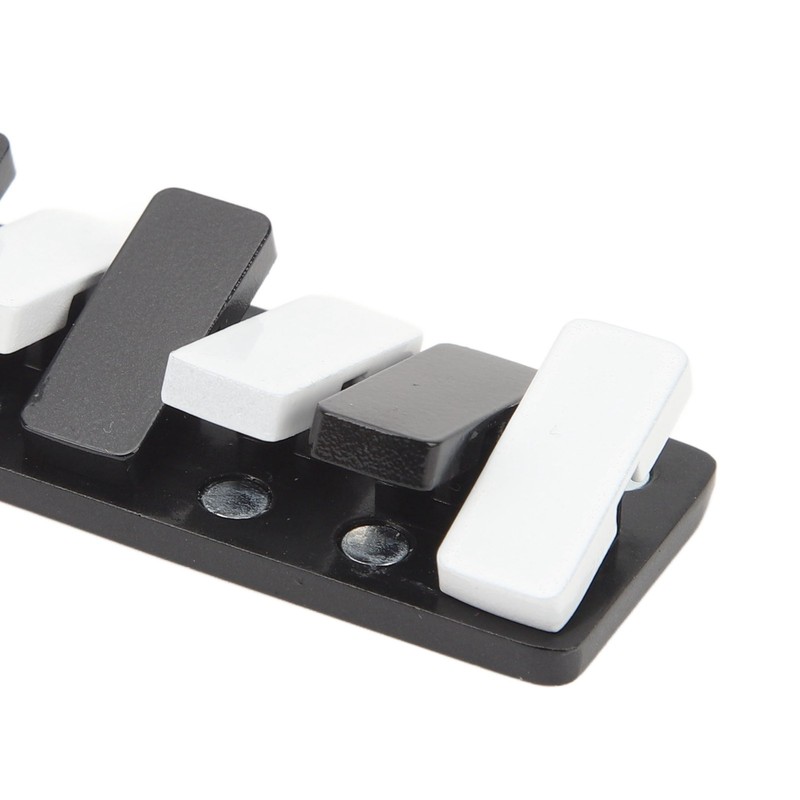 Piano Key Haptic Clicker Toy Zinc Alloy Adult Office Portable