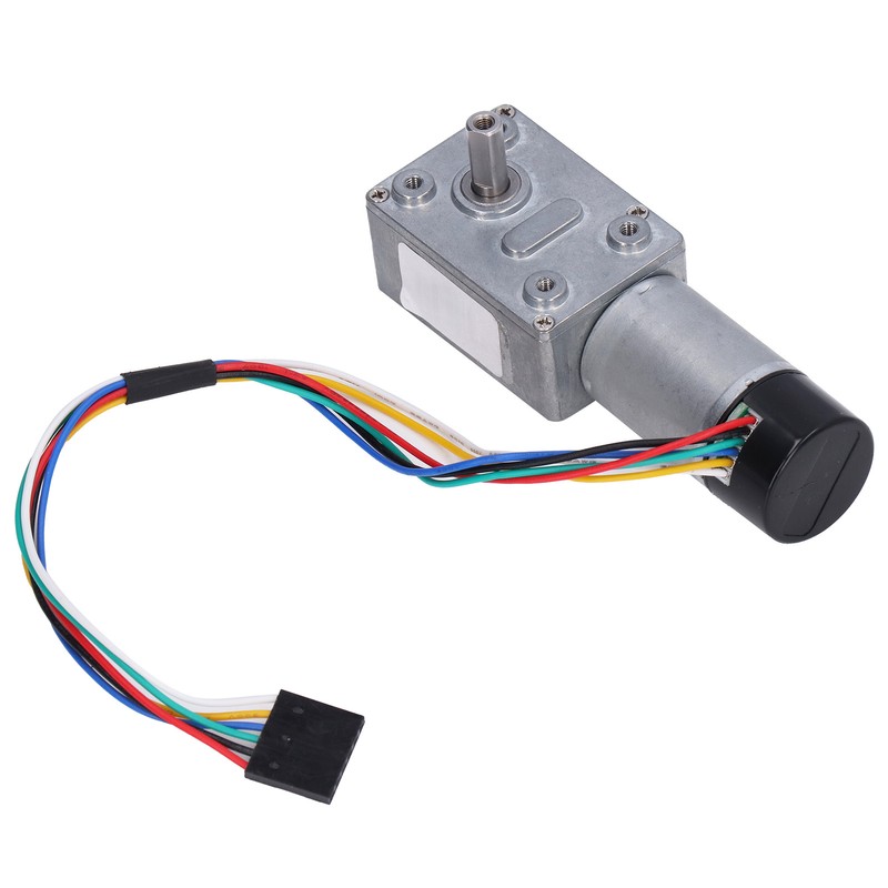 High Torsion Worm Gear Motor Full Metal Self Locking Encoder