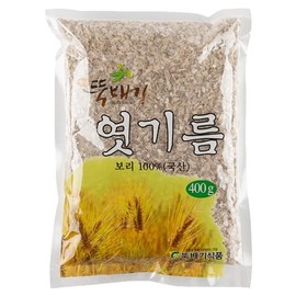 100% Korean Malted Barley Flour Powder 400 g / 0.88 Lb 엿기름 - Origin Korea