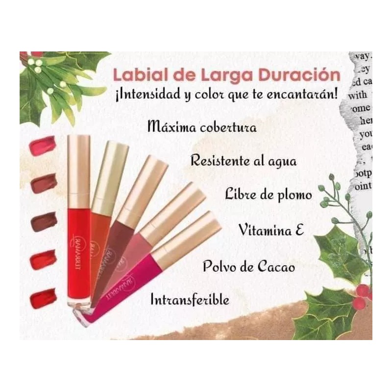 Terramar Labial Líquido Mate Intenso De Larga Duración Terramar
