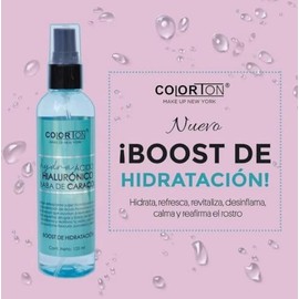 GAERO GLOBAL SOLUTION Tonico Facial Acido Hialuronico Colorten By Gaero Shop | 1Pieza| 125 ml | Con Baba de Caracol | Boost de Hidratacion