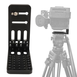 L Bracket Quick Release Plate Vertical Horizontal Switching, Shooting Tripod, L Bracket Camera Plate,Camera Mount Plate for Video, Stabilizer Tripod Monopod, 1/4in 3/8in Screw Hole