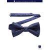HISDERN Men's Bowtie, One-Touch Bowtie, with Chief, Adult, Weddings, Hook