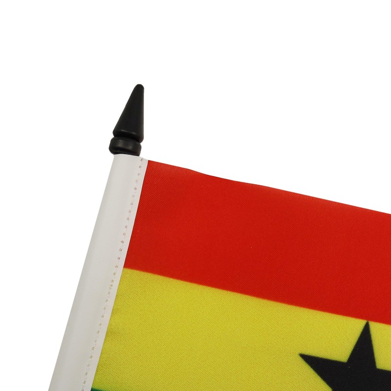 Ghana Table Flag 5'' x 8'' - Ghanaian Desk Flag