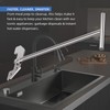 woiron Garbage Disposer Unjamming Wrench,Silver Garbage Disposal Wrench Tool,Garbage Disposal
