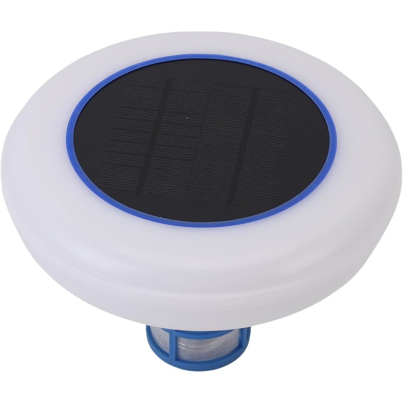 AUNMAS Ionizador Solar para Piscinas, Limpiador de Piscinas con LED