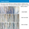 JAWO Small Stall Shower Curtain 47x64 Half Size - Blue