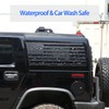 Rear Side Window American Flag Decals Fit for 2003-2009 Hummer