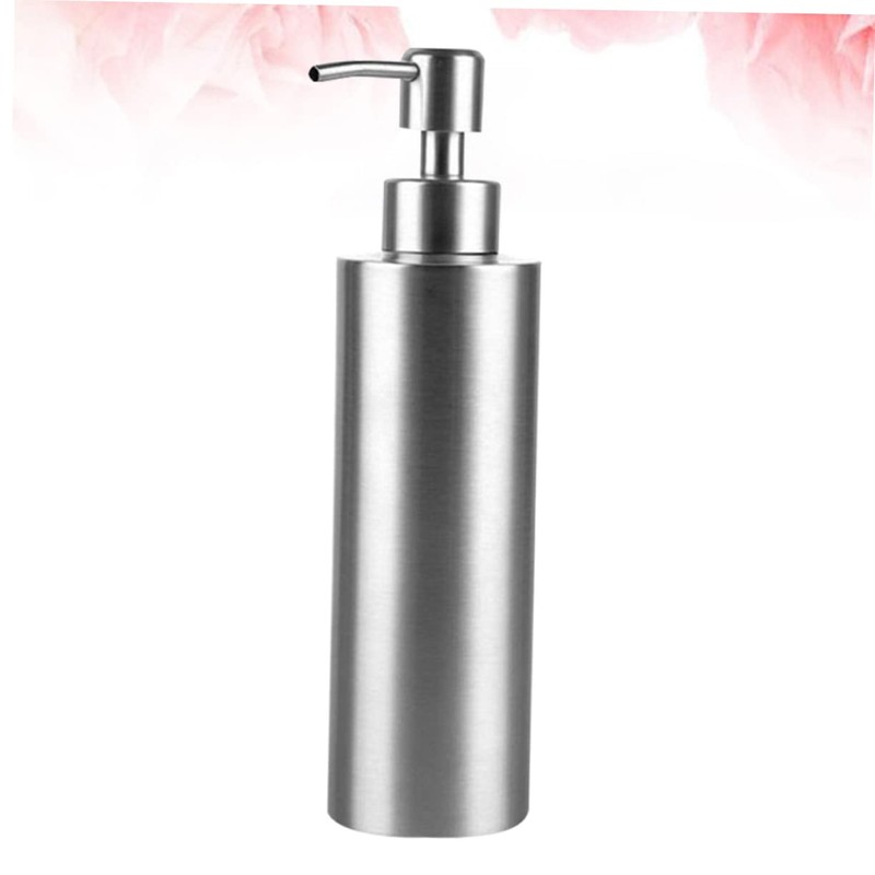 COLLBATH 2 Pcs Rustproof Stainless Steel Lotion Dispenser 250ml Hand