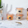 Small Glass Jars With Airtight Lids,Encheng Glass Spice Jars 5