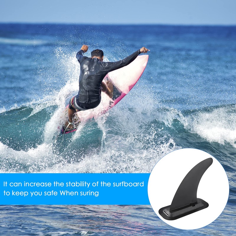 Zocipro 9 Inch Removable Universal SUP Fin with Fin Base,