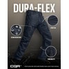 CQR Men's Flex Ripstop Tactical Pants, Water Resistant Stretch Cargo