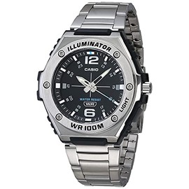 Casio Illuminator Men's Quartz 100M Water Resistant 3-Year Battery Watch MWA100HD-1AV