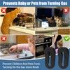 Silicone Stove Knob Safety Locks - Child Proof Oven Knob