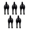 Zerodeko Metal Hangers Heavy Duty 5pcs Tail Hooks Hat Coat