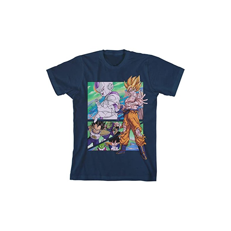 Dragon Ball Z Frieza Saga Character Layout Boy's Navy Blue