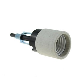 TAODAN E26 Universal Ceramic Lamp Socket with Rotary Switch 250V 660W Knob Replacement for Lamp for Changing Light Knob