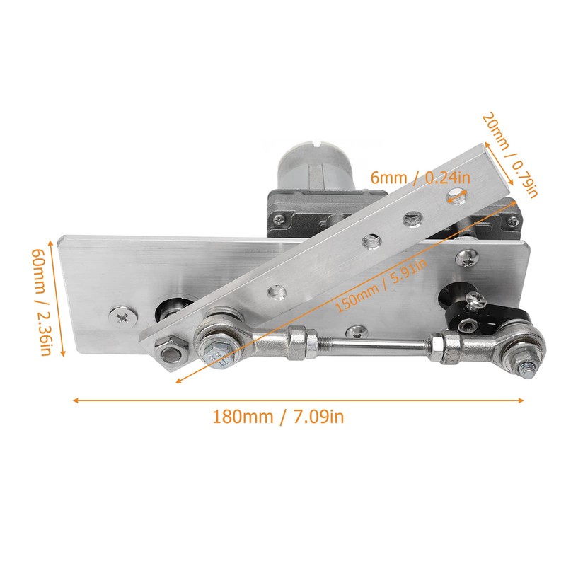12V Reciprocating Linear Actuator, 10-130 ° Swing High Strength Cycling