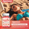 Tanning Gummies for Women and Men, Self Tan Supplement with