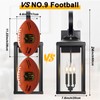 Yolsunes 24" Extra Large Dusk to Dawn Outdoor Wall Light,
